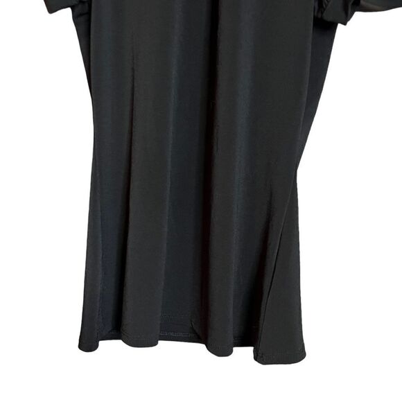 NWT! Express black short sleeve sheer detail shirt - Picture 9 of 9